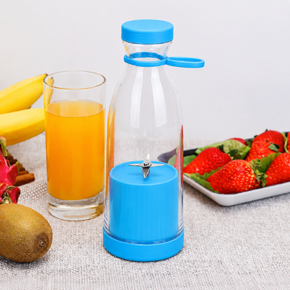 ⚡Portable Juicer Cup with Handle – USB Rechargeable Mini Blender for Shakes & Fresh Juice