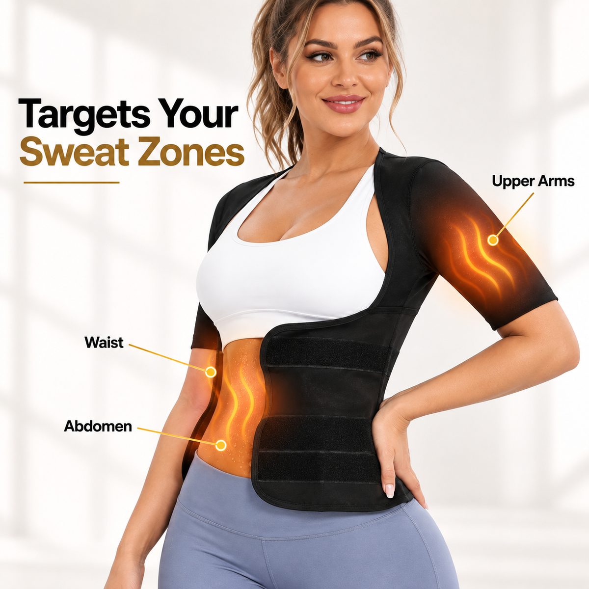 Women's Zip-Up Compression Shapewear Vest