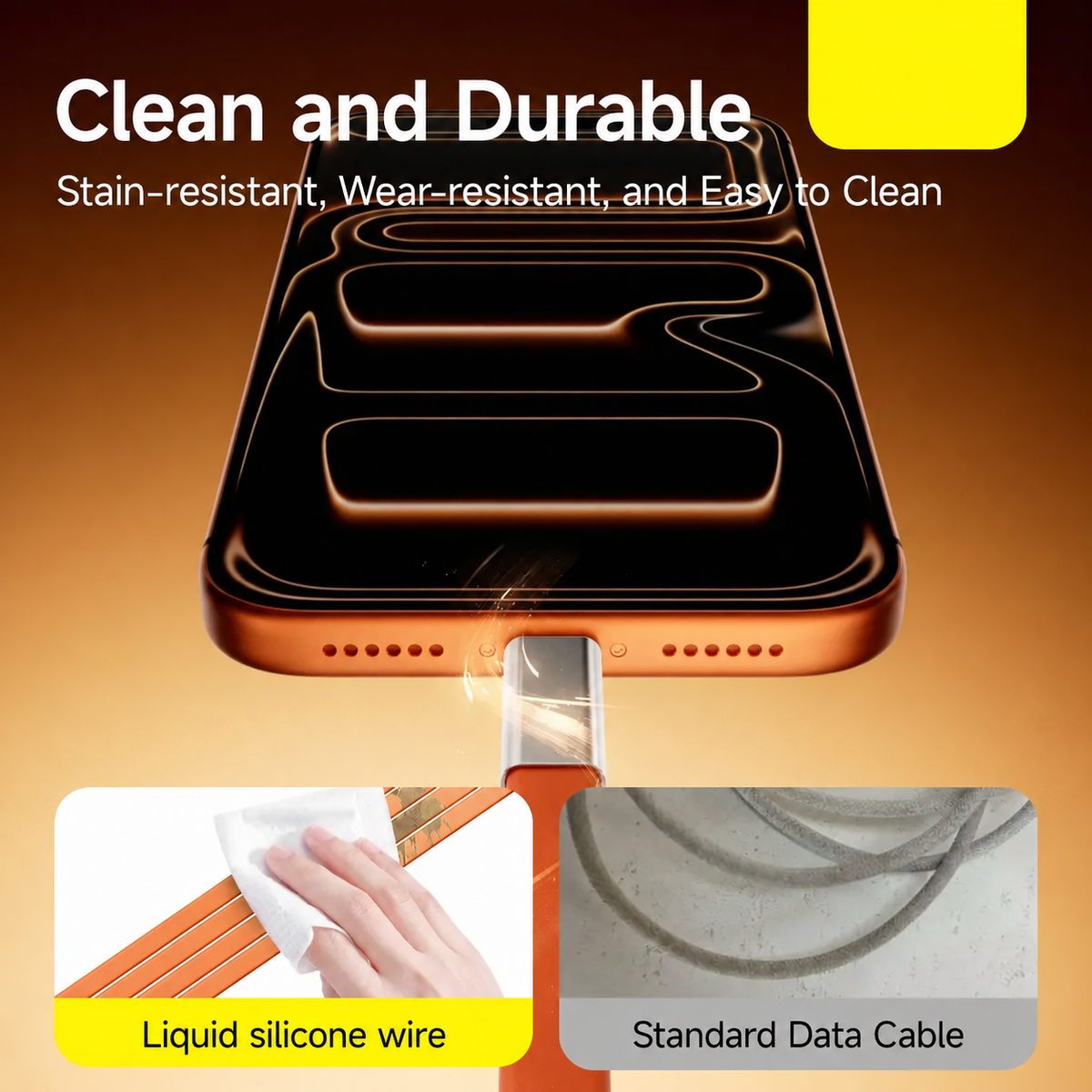 240W SuperCharge Durable 2-in-1 Detachable USB-C Power Cable Charger