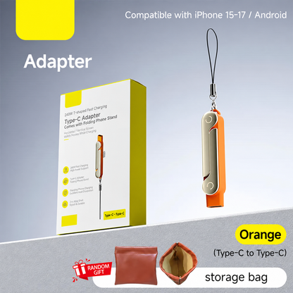 240W SuperCharge Durable 2-in-1 Detachable USB-C Power Cable Charger