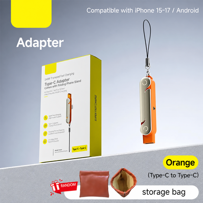 240W SuperCharge Durable 2-in-1 Detachable USB-C Power Cable Charger