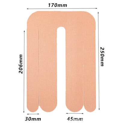 🔥  Lower Back Kinesiology Support Tape – Water-Resistant Athletic Tape
