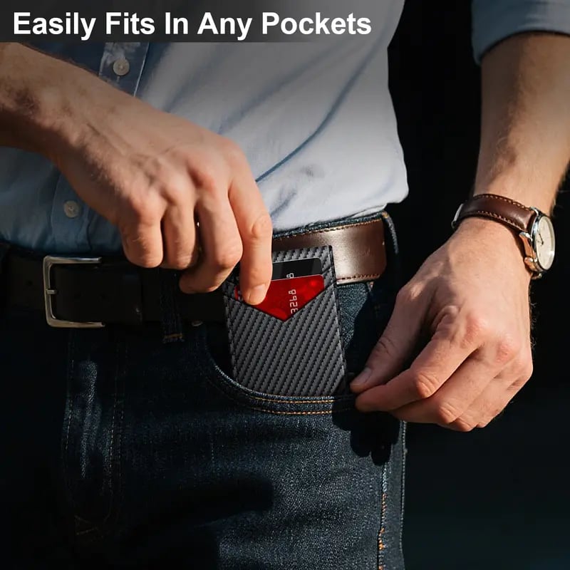 🔥Flash Sale: 40% OFF⚡Men's RFID Minimalist Pop-Up Bifold Wallet