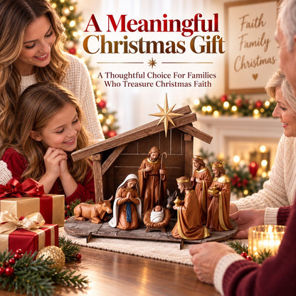 ✝️Christmas Nativity Scene Decor  | Bring The True Meaning Of Christmas Home！！！