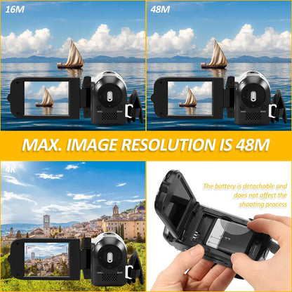 Retro Chargeable Digital Compact Camera