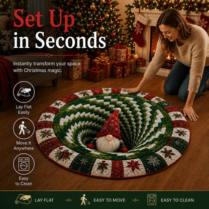 🎄Christmas 3D Optical Illusion Rug
