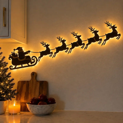 🎄 Christmas Glow Wall Silhouette Lights