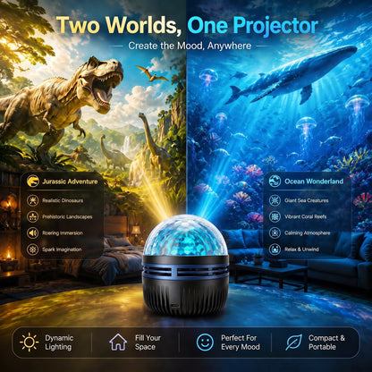 🎉🦖🎁360° Smart Holographic Starry Sky Projector