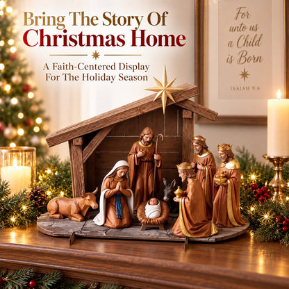 ✝️Christmas Nativity Scene Decor  | Bring The True Meaning Of Christmas Home！！！