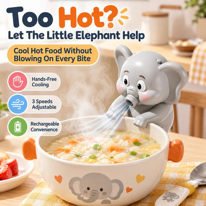 🐘 Little Elephant Food Cooling Fan | Make Hot Meals Easier