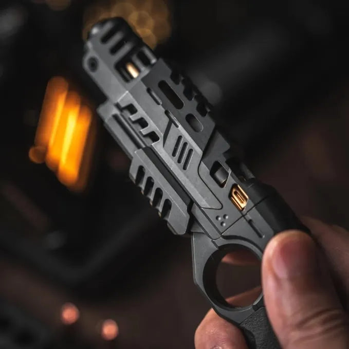 🔥⏰Limited Time Offer 49% OFF-Titanium alloy revolver fidgets toy-Multi functional metal decompression