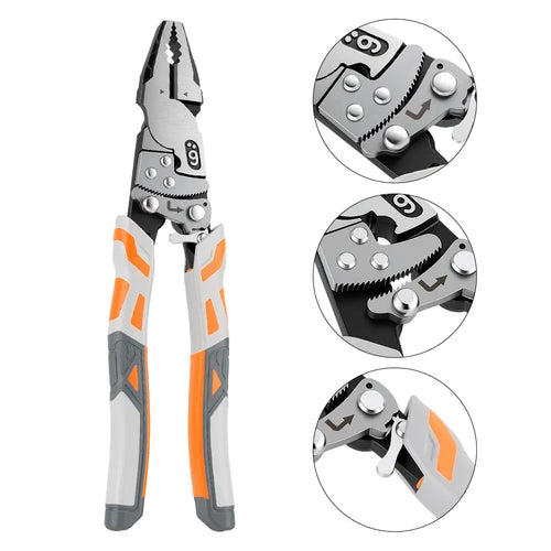🔧Self-Locking Ratchet Pliers — Lock, Hold & Work Without Constant Squeezing