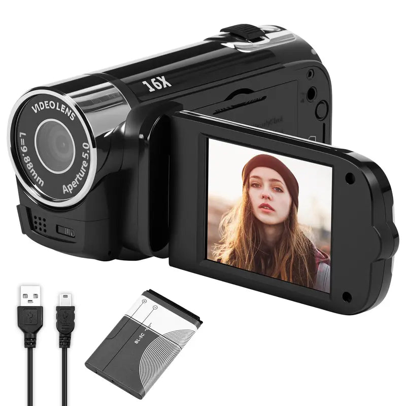 Retro Chargeable Digital Compact Camera