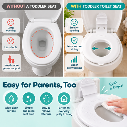 🚽 Toddler Toilet Training Seat – Secure, Comfortable & Easy-to-Install Potty Seat for Little Ones