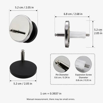 🔥LAST DAY 49% OFF - 🚽 Universal Toilet Seat Expansion Bolts | Stop Wobbly Loose Toilet Seats