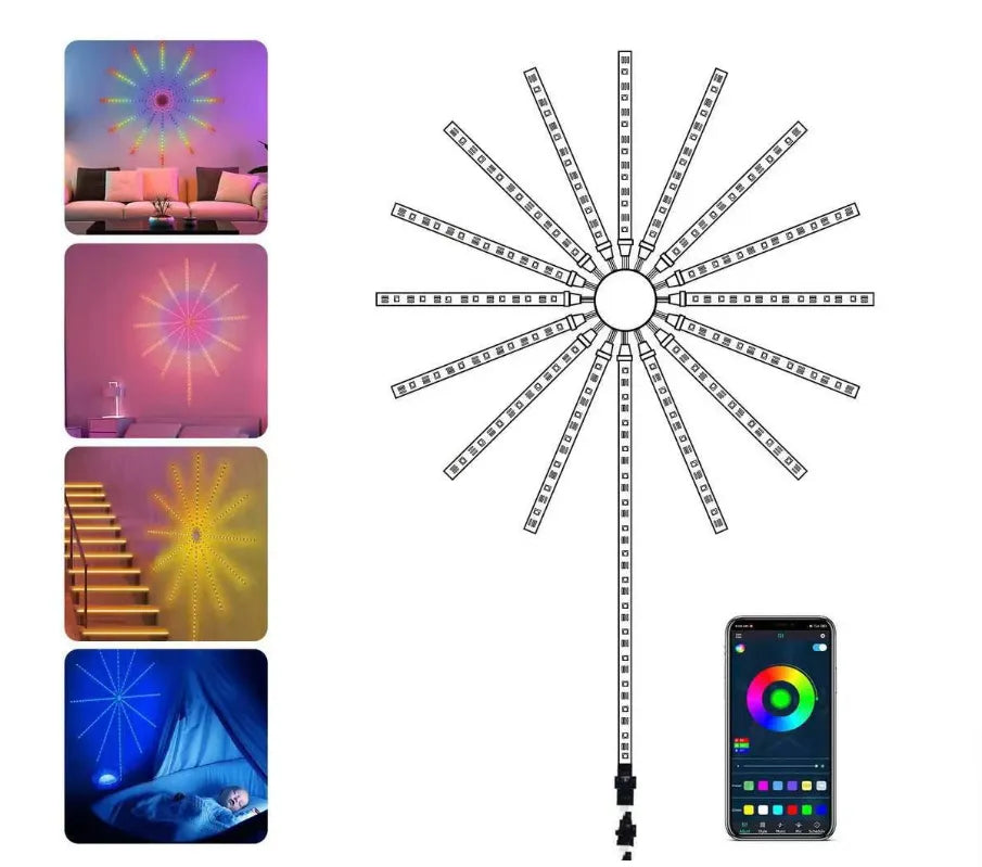 🎁Last Day 49% OFF - 💡WiFi Bluetooth Smart Fireworks Led Light