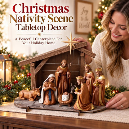 ✝️Christmas Nativity Scene Decor  | Bring The True Meaning Of Christmas Home！！！
