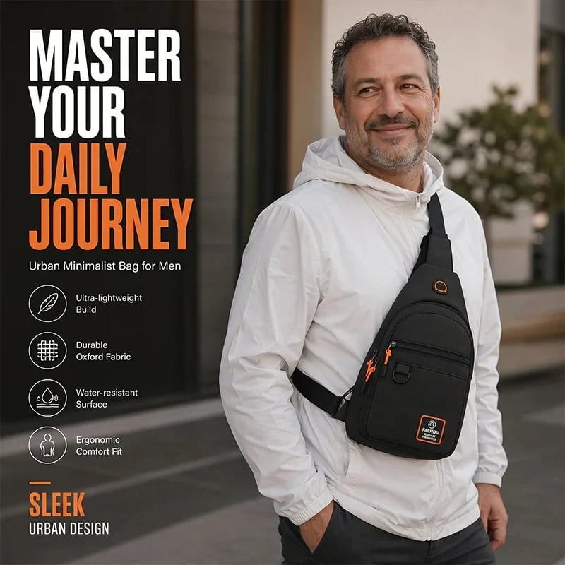 🔥HOT SALE🔥Waterproof Multi-pocket Crossbody Sling Bag