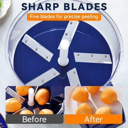 📢Last day! 50% off transparent electric fruit and vegetable peeler