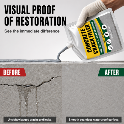 🛠️Waterproof Concrete Crack Filler for Indoor & Outdoor Use