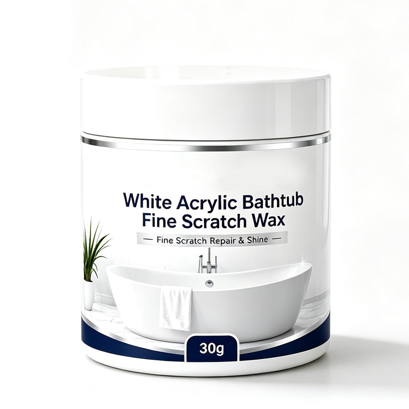 🛁 Bathtub Scratch Repair Wax – White Acrylic Surface Touch-Up Kit