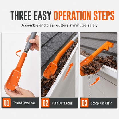 🔥50% OFF🔥No-Climb Gutter Cleaning Tool